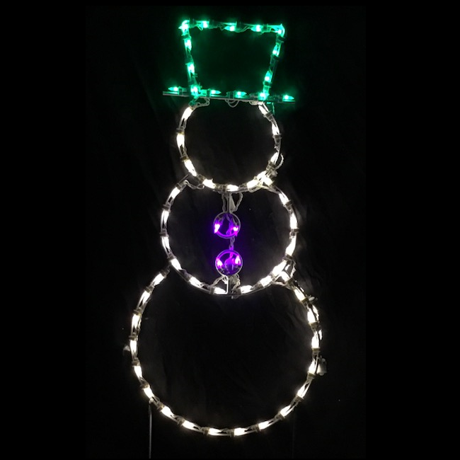 Christmastopia.com Small Snowman LED Lighted Outdoor Christmas Decoration