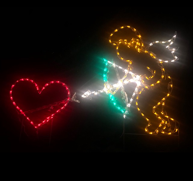 Christmastopia.com Cupids Arrow Animated LED Lighted Outdoor Valentines Day Decoration