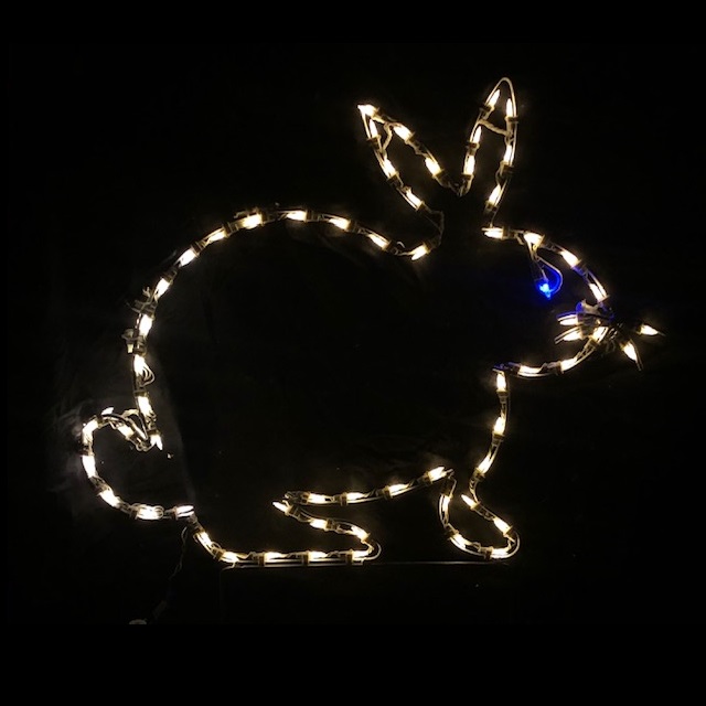 Christmastopia.com Easter Rabbit Pick Your Color! LED Lighted Easter Decoration