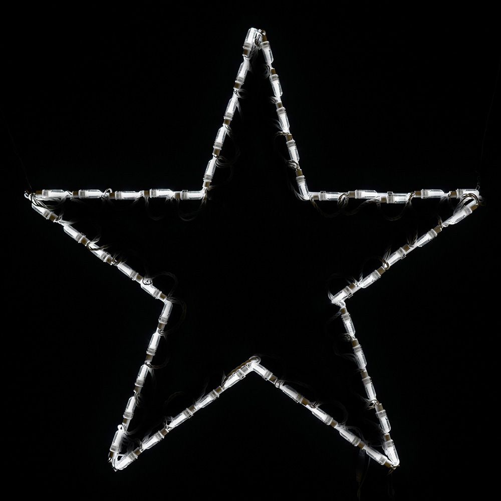 Christmastopia.com Star White LED Lighted Outdoor Christmas Decoration Set of 2