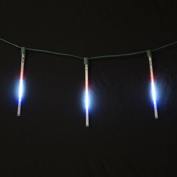 Christmastopia.com 30 Centimeter Red White And Blue Meteor Light LED Lighted Christmas Outdoor Decoration Set Of 6