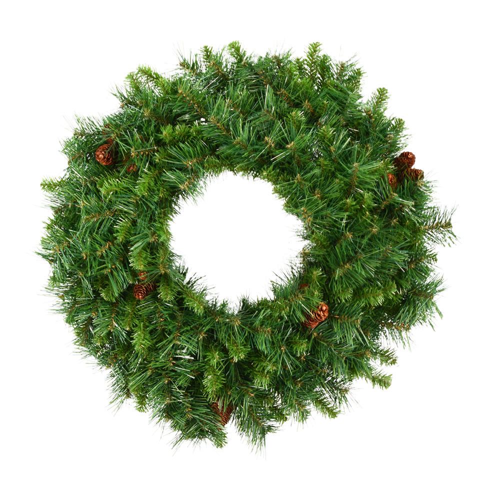 6 Foot Cheyenne Pine Artificial Christmas Wreath Unlit