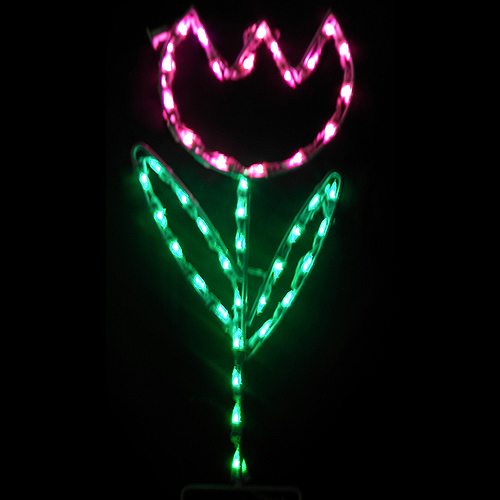 Christmastopia.com Tulip Pick Your Color! LED Lighted Outdoor Spring Floral Decoration