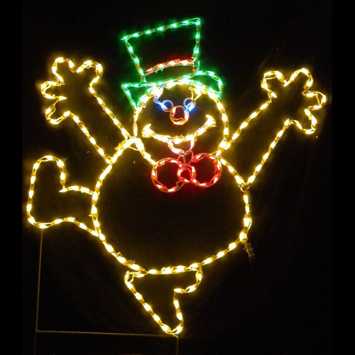 Christmastopia.com Dancing Frosty the Snowman LED Lighted Lawn Decoration