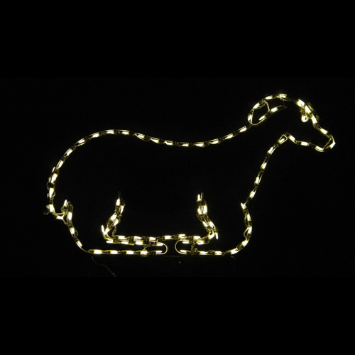 Christmastopia.com Sheep Sitting LED Lighted Outdoor Christmas Decoration