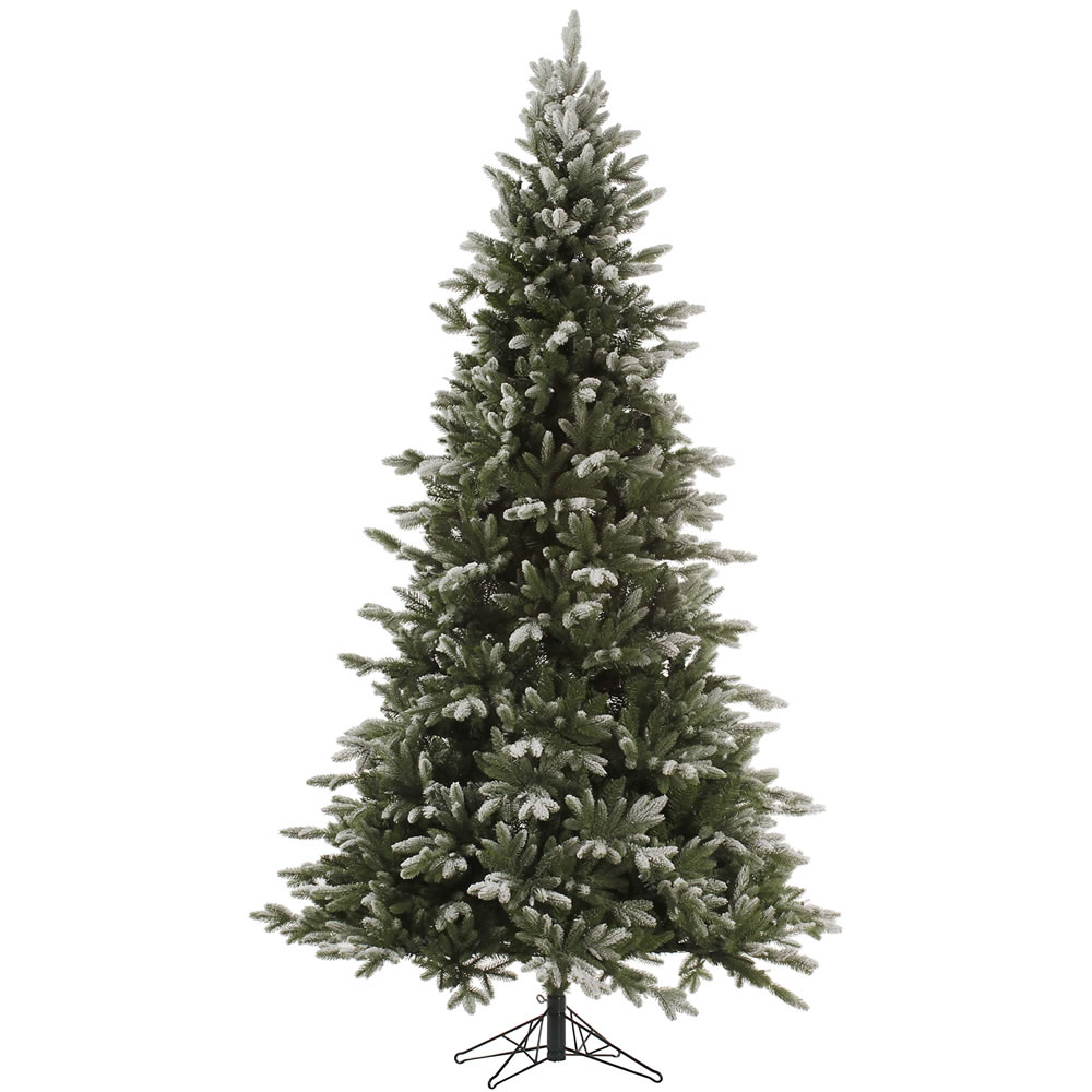 7.5 Foot Frosted Balsam Fir Artificial Christmas Tree Unlit