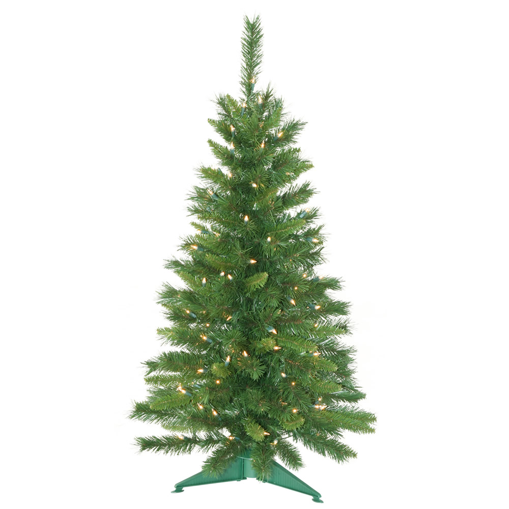 3.5 Foot Prelit Imperial Artificial Christmas Tree 150 Clear Lights