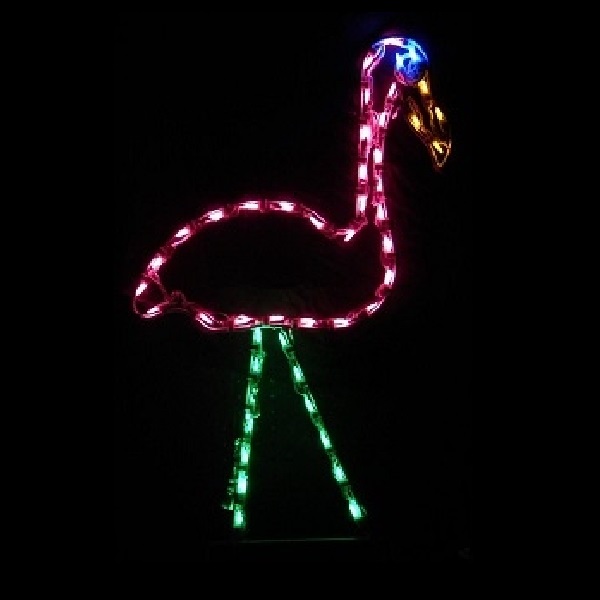 Christmastopia.com Flamingo Small LED Lighted Outdoor Lawn Decoration