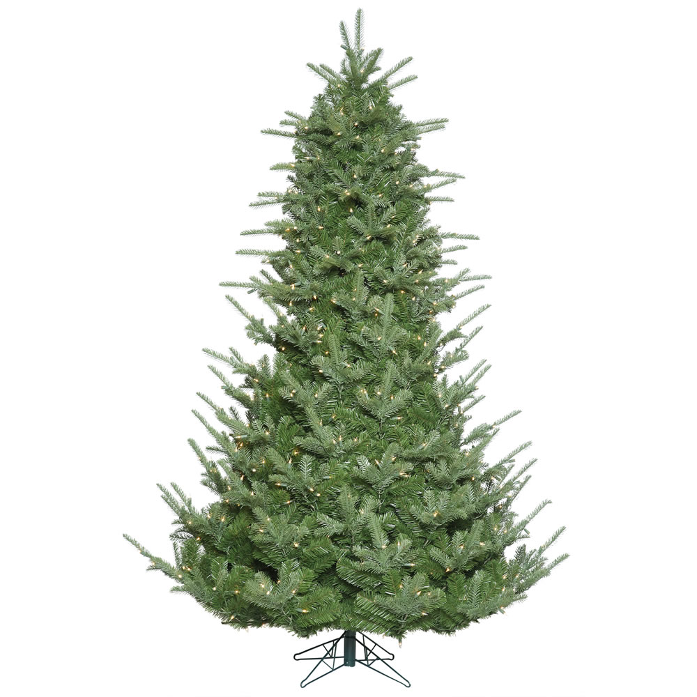 9 Foot Sheridan Spruce Artificial Christmas Tree 1200 DuraLit Incandescent Clear Mini Lights