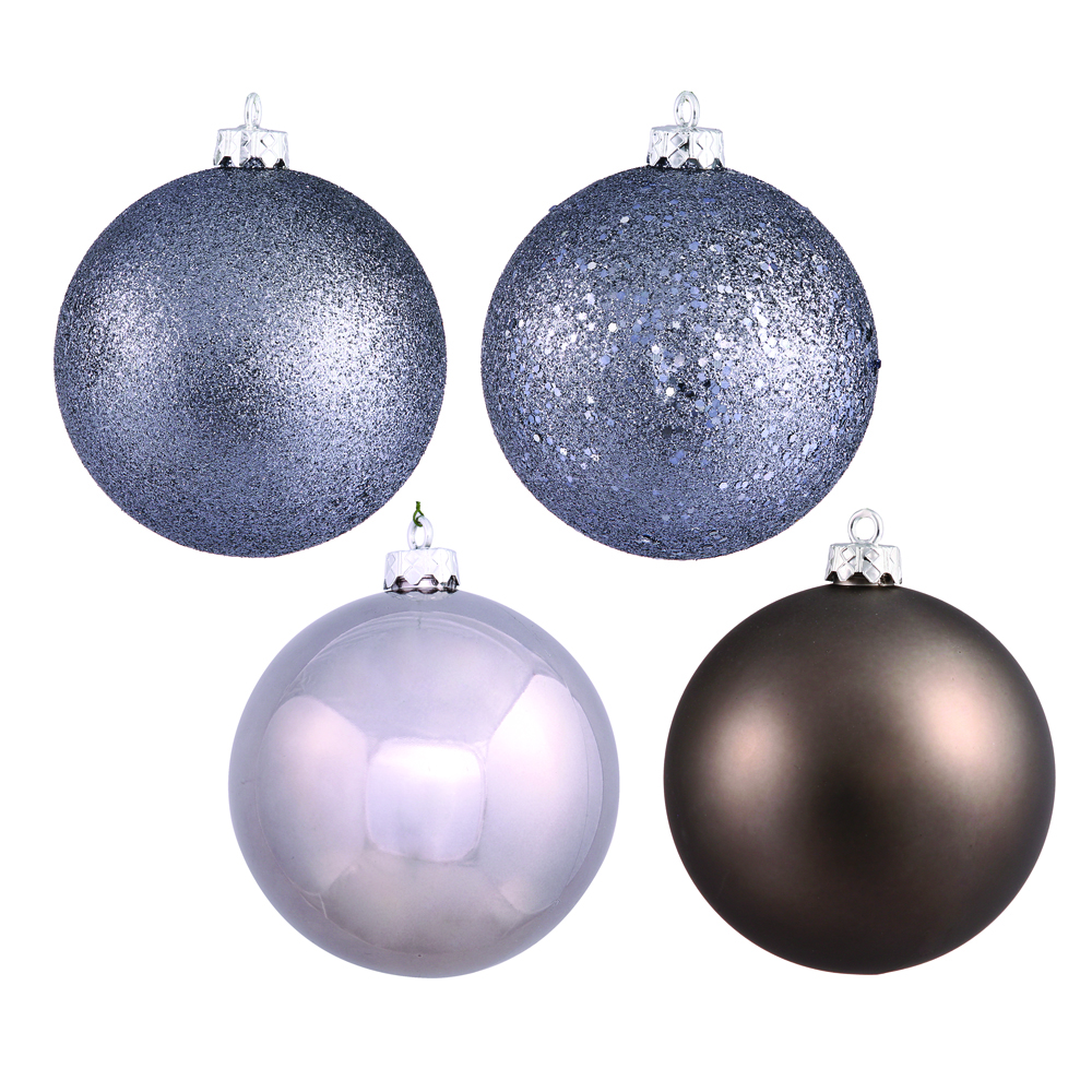 Christmastopia.com - 1 Inch Pewter Silver Ornament Assorted Finishes