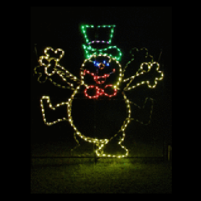 frosty snowman outdoor decoration - mafia1688.com