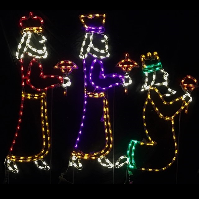 Wisemen LED Lighted Outdoor Christmas Decoration