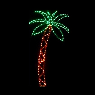 Lighted Outdoor Decorations - Lighted Palm - Palm Tree Tall LED Lighted Outdoor Lawn Decoration - Christmastopia.com has Christmas Lights, Christmas Decorations and Artificial Christmas Trees | Online Christmas Store