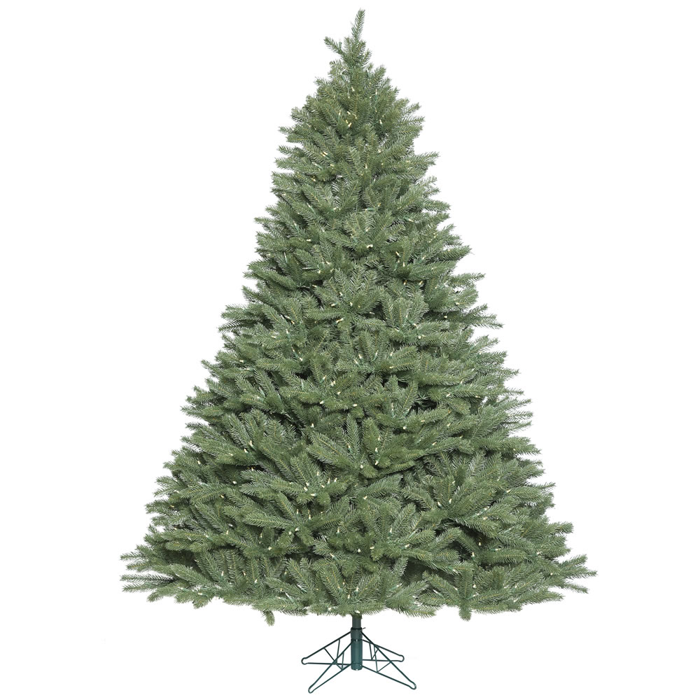 5.5 Foot Colorado Spruce Wide Body Artificial Christmas Tree 550 LED M5 Italian Warm White Mini Lights