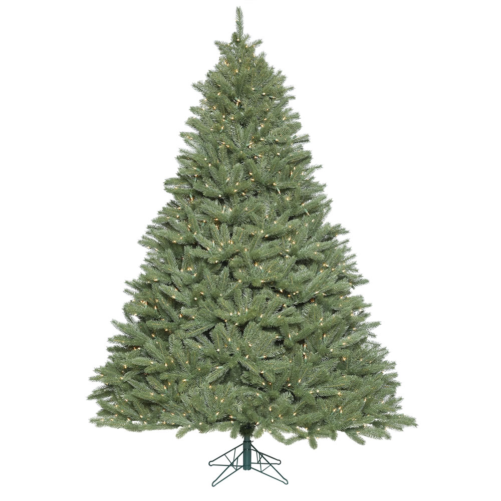 9 Foot Colorado Spruce Artificial Christmas Tree 1650 DuraLit Incandescent Clear Mini Lights