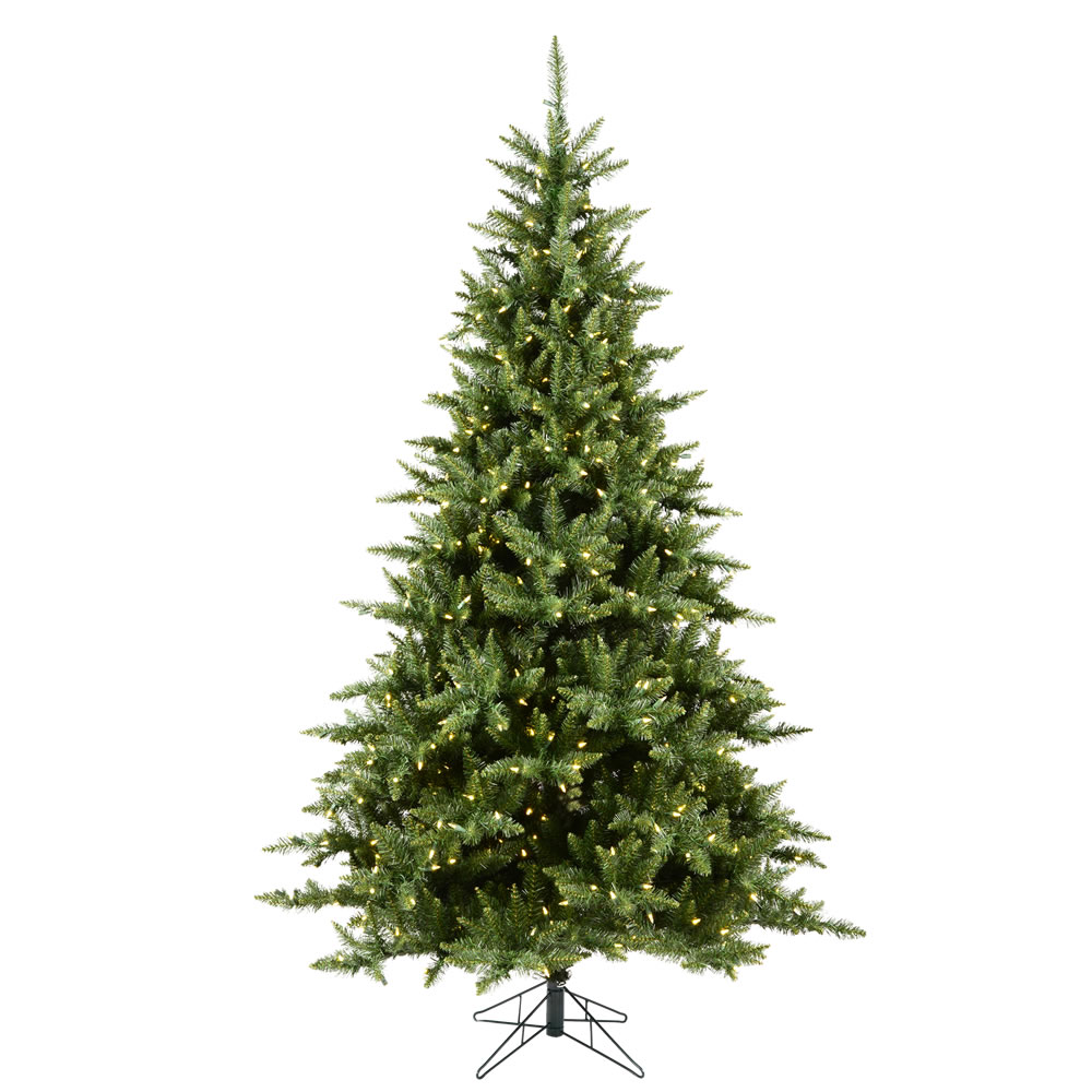 
6.5 Foot Camdon Fir Artificial Christmas Tree 600 DuraLit LED M5 Italian Warm White Mini Lights