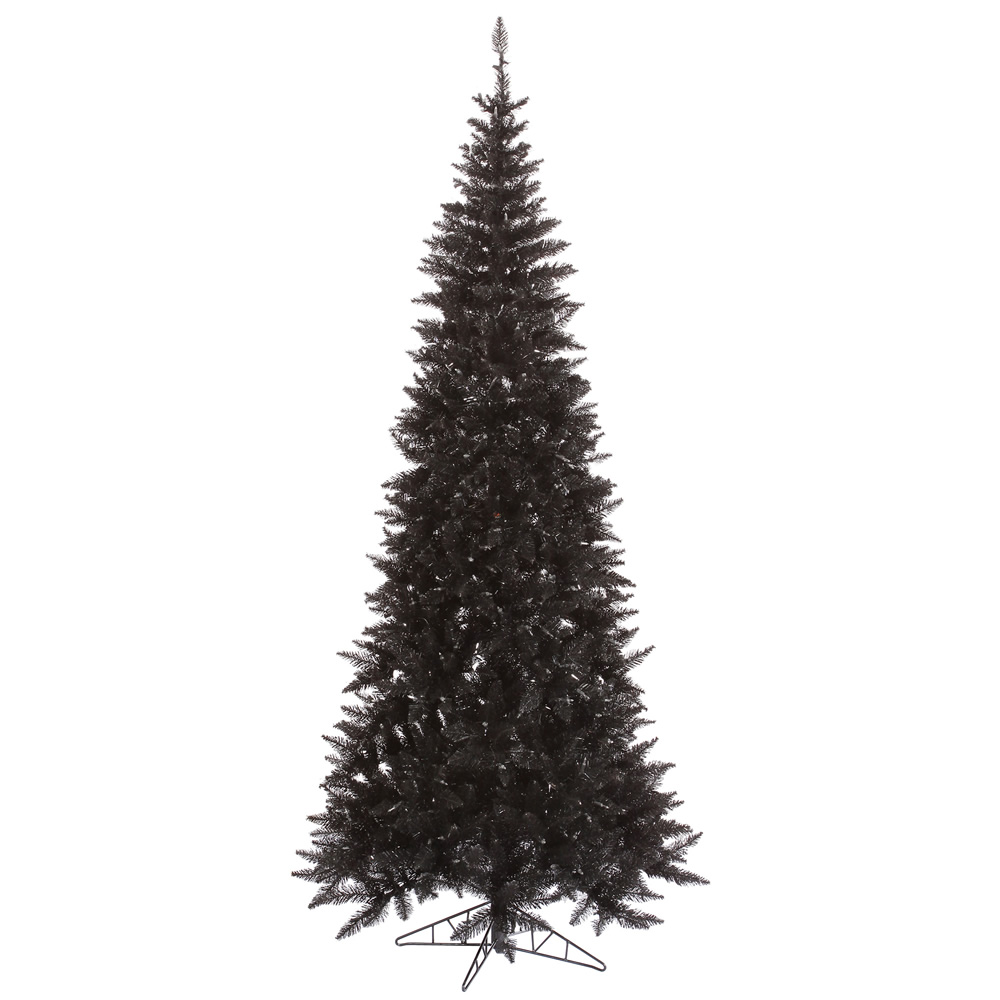 5.5 Foot Black Fir Artificial Halloween Tree Unlit