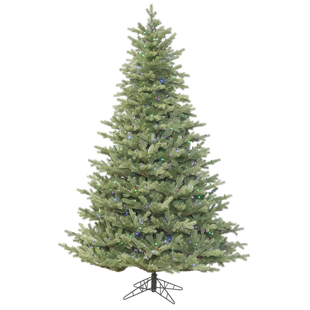 14 Foot Princeston Frasier Fir Artificial Giant Christmas Tree 2400 DuraLit LED M5 Italian Multi Color Mini Lights