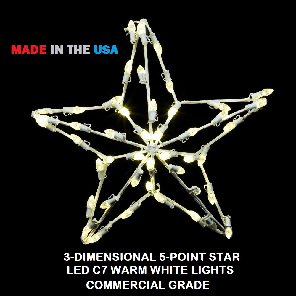 Lighted Outdoor Decorations Lighted Star Decorations