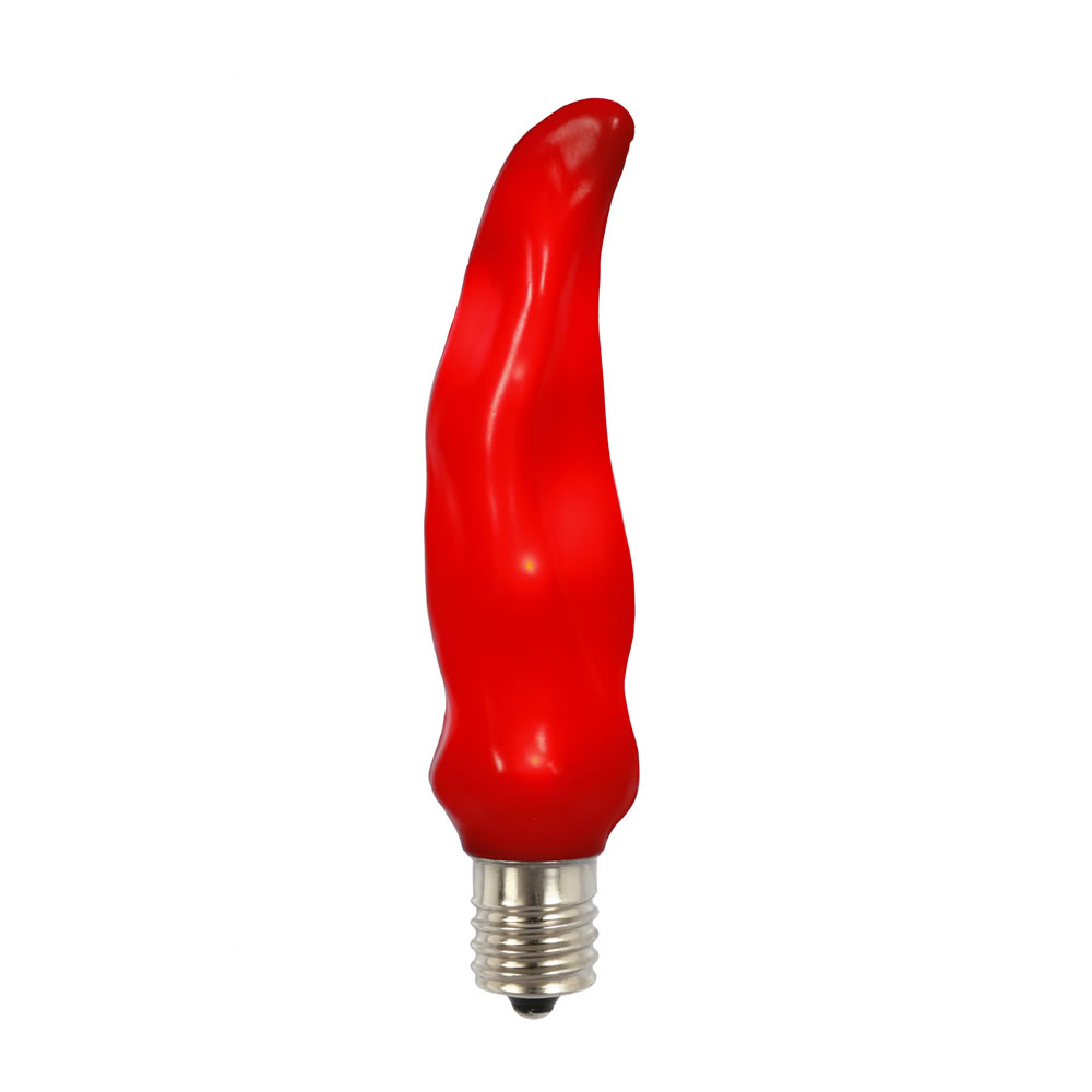 5 LED C9 Red Chili Pepper Retrofit E17 Socket Cinco de Mayo Replacement Bulbs