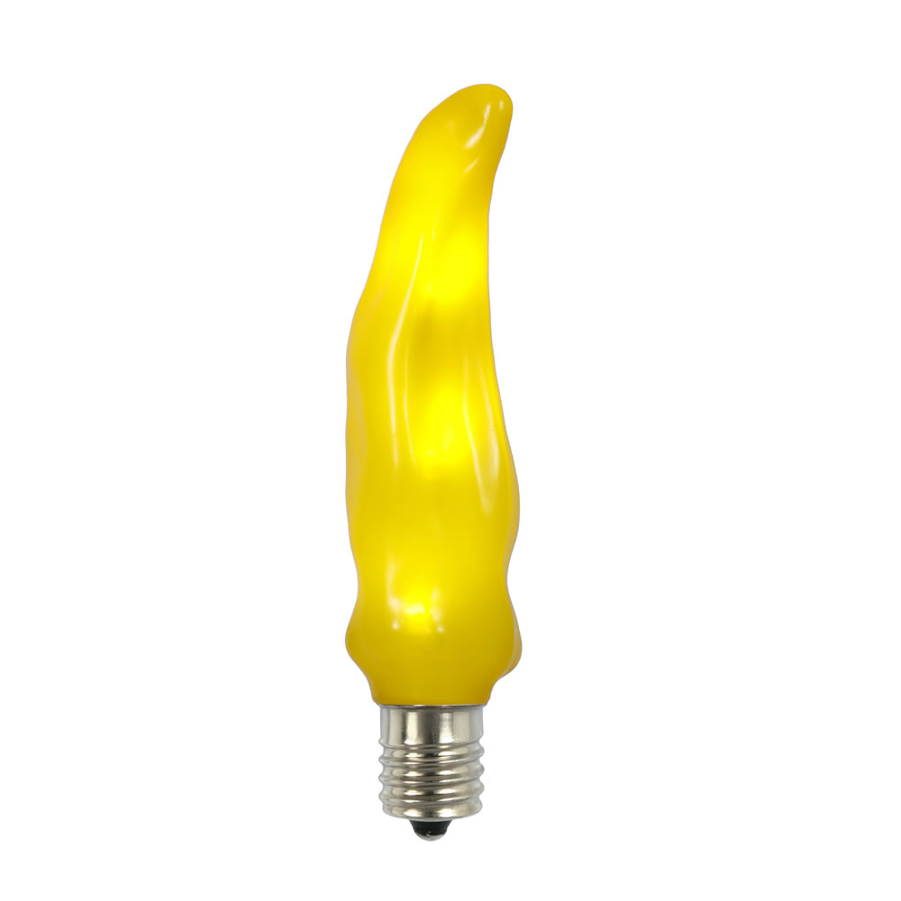 5 LED C9 Yellow Chili Pepper Retrofit E17 Socket Cinco de Mayo Replacement Bulbs