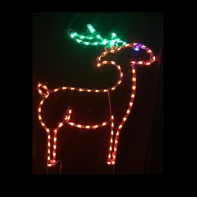 Christmastopia.com - Simple Reindeer LED Lighted Outdoor Christmas Decoration