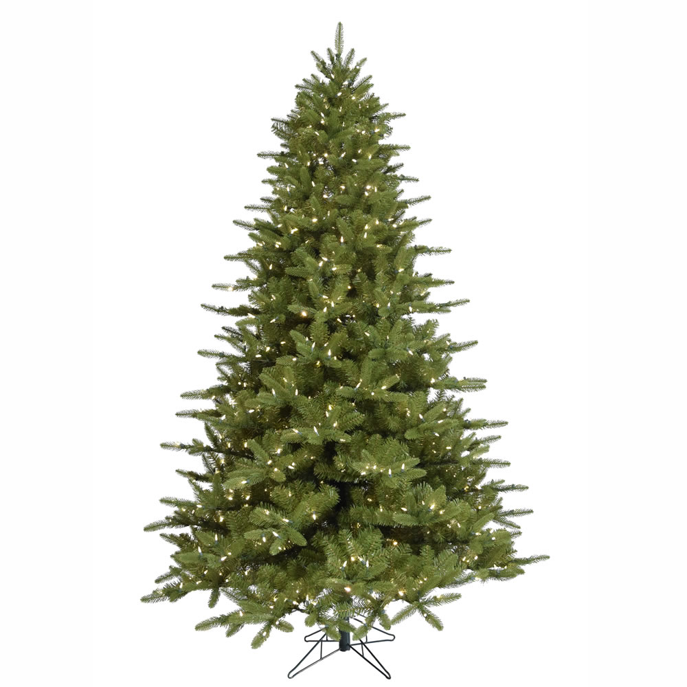 12 Foot Langhorne Artificial Christmas Tree 2000 DuraLit Incandescent Clear Mini Lights