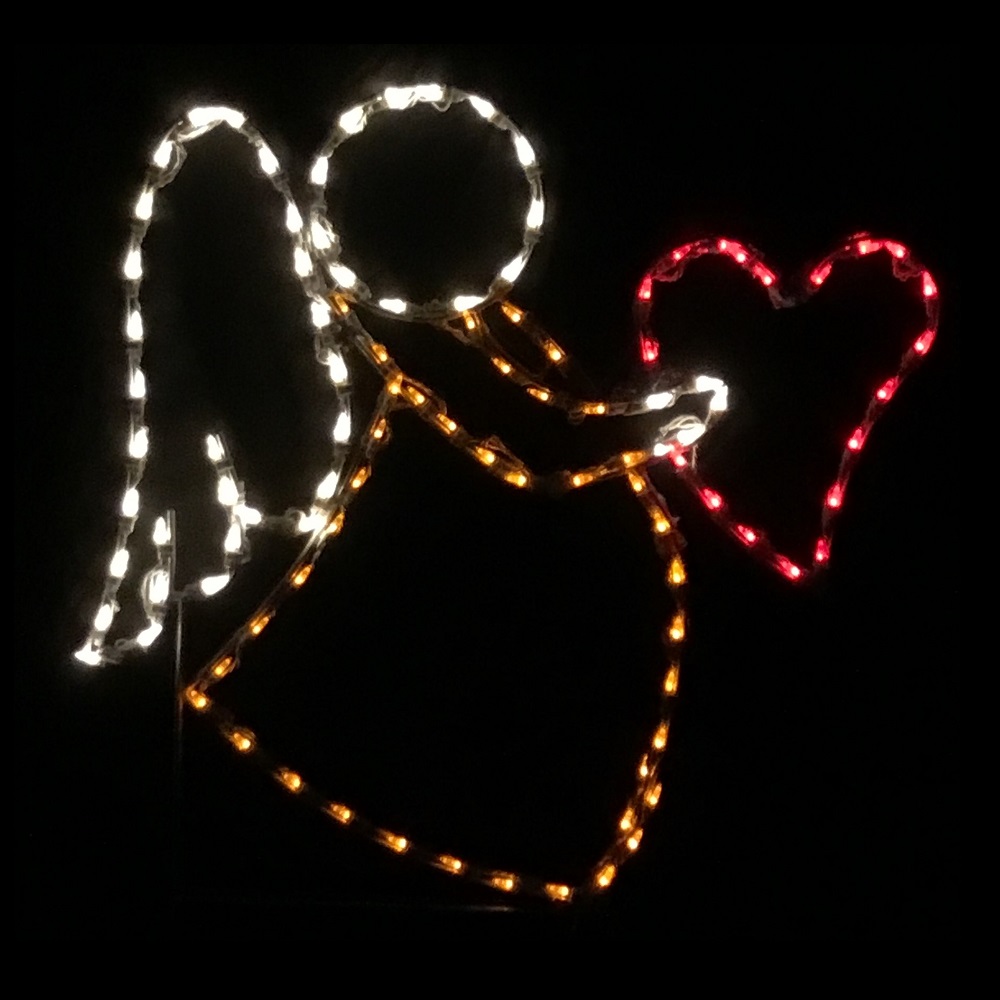 Christmastopia.com Angel with Heart LED Lighted Outdoor Christmas Decoration