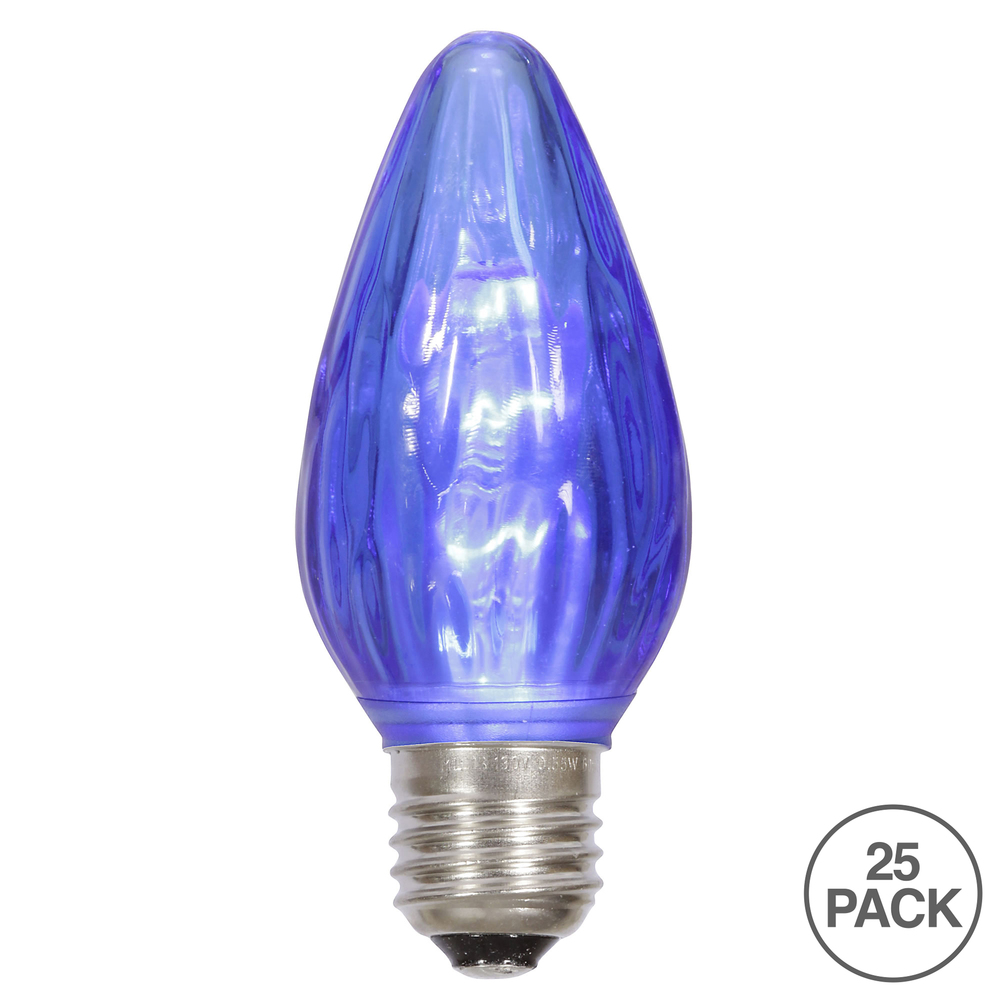25 LED F15 Blue Flame Retrofit E26 Socket Replacement Bulbs