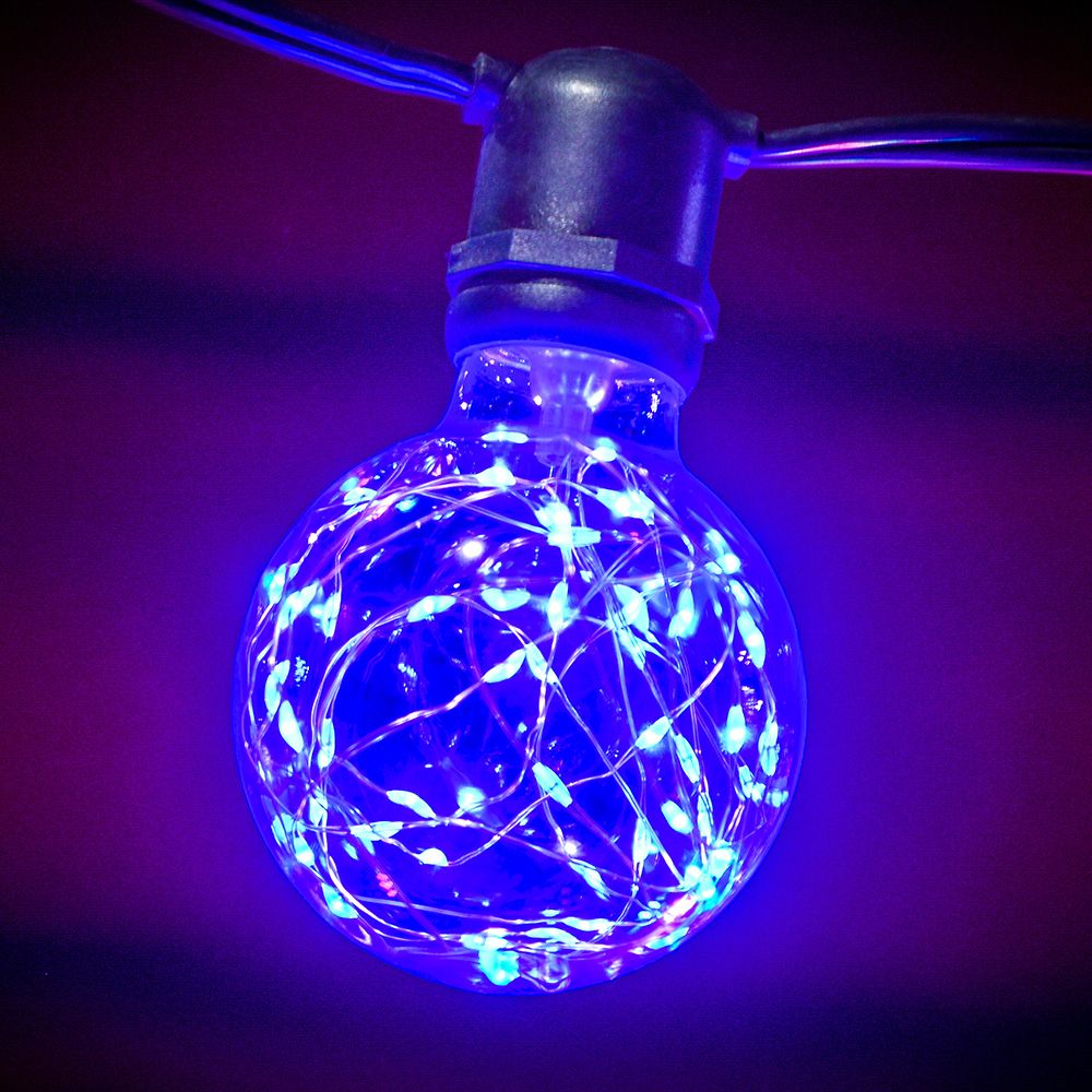 Blue G80 Fairy Lights E26 Replacement Bulbs