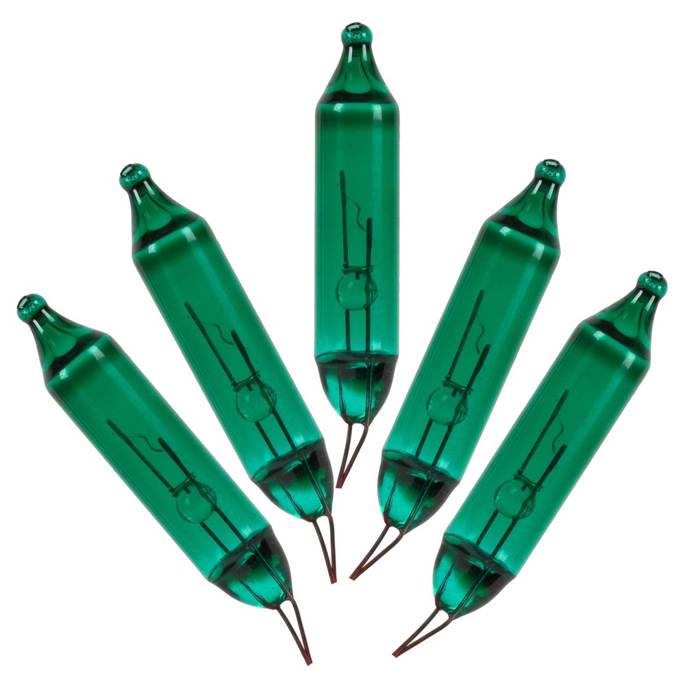 Green Glass Incandescent Mini Replacement Bulb