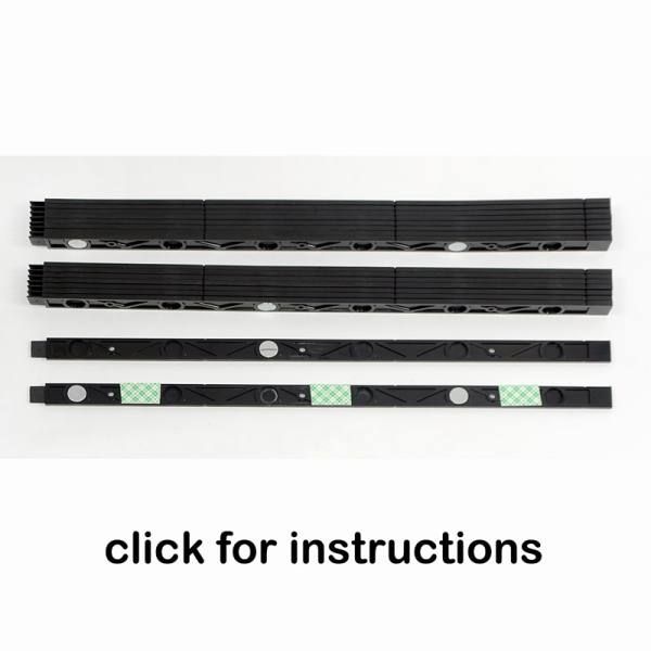 Magnetic Track Black Color For LED Light Installation