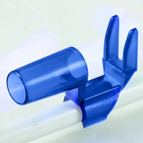 Blue Replacement Clip For Incandescent LED Bulb Open Style Set Of 100