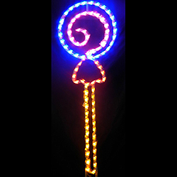Lollipop Pick Your Color LED Lighted Outdoor Easter Decoration