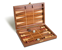 10 Inch Wooden Backgammon Set