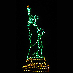 Patriotic Statue of Liberty LED Lighted Lawn Decoration Patriotic Statue of Liberty LED Lighted Lawn Decoration