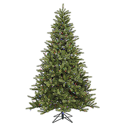 Christmastopia.com - 7.5 Foot King Spruce Artificial Christmas Tree 700 LED Multi Lights