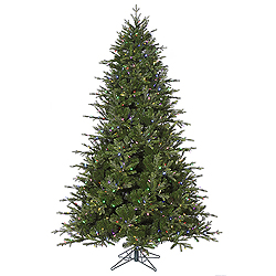 7.5 Foot Madison Frasier Artificial Christmas Tree 750 LED Multi Lights