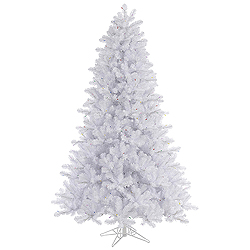8.5 Foot Crystal White Pine Artificial Christmas Tree Unlit