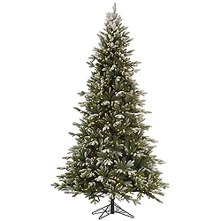 Christmastopia.com - 10 Foot Frosted Balsam Fir Artificial Christmas Tree 1450 LED Warm White Italian Mini Lights