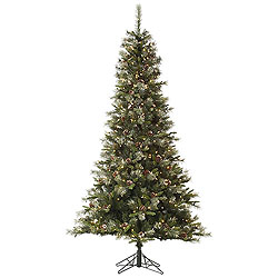 Christmastopia.com - 7.5 Foot Iced Sonoma Spruce Artificial Christmas Tree 500 Clear Lights