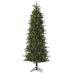 Christmastopia.com - 4.5 Foot Carolina Pencil Pine Artificial Christmas Tree 200 LED Multi Lights