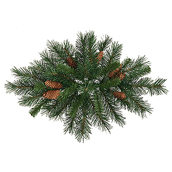 Christmastopia.com 24 Inch Cheyenne Swag With Cones