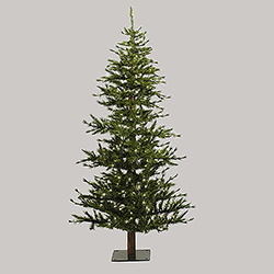 Christmastopia.com 7 Foot Minnesota Pine Half Artificial Christmas Tree Unlit