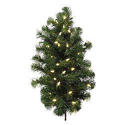 2 Foot Douglas Artificial Christmas Wall Tree 50 Led Warm White Lights 2 Foot Douglas Artificial Christmas Wall Tree 50 Led Warm White Lights