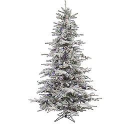 Christmastopia.com 8.5 Foot Flocked Sierra Artificial Christmas Tree 700 LED Multi Lights