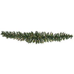 6 Foot Imperial Pine Swag Garland 50 DuraLit Clear Lights