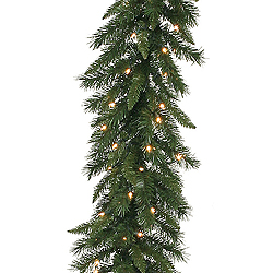 50 Foot Imperial Pine Garland 300 Clear Lights
