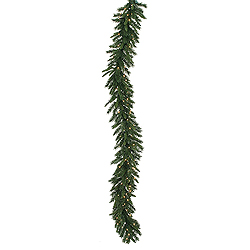 Christmastopia.com - 9 Foot Imperial Garland 100 DuraLit Clear Lights