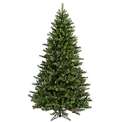 Christmastopia.com 9 Foot Black Hills Spruce Artificial Christmas Tree 1200 DuraLit Incandescent Multi Color Mini Lights